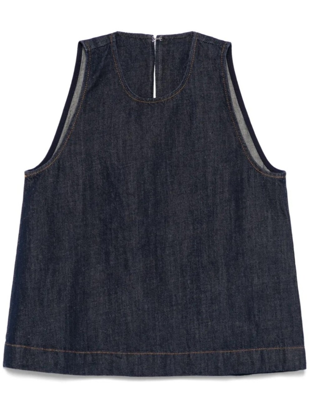 NWT 7 For All Mankind Sleeveless Denim/Linen Top. Small - Picture 10 of 10